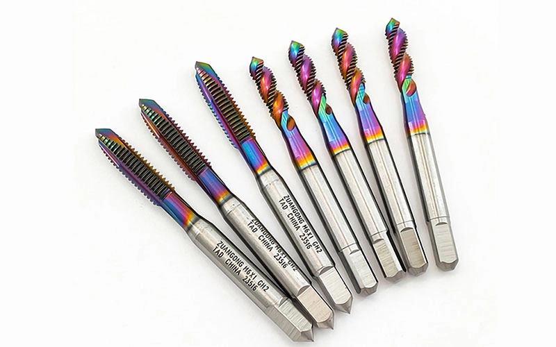 Colorful Machine Taps | Precision Thread Cutting Tools for Metalworking