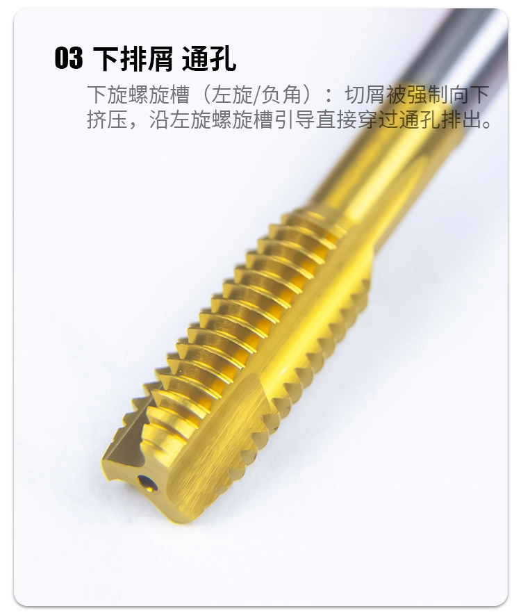 Titanium Coated Taps: High-Performance Thread Cutting Tools for Metalworking, Stainless Steel &amp; Aluminum | Durable, Precision CNC Machine Taps