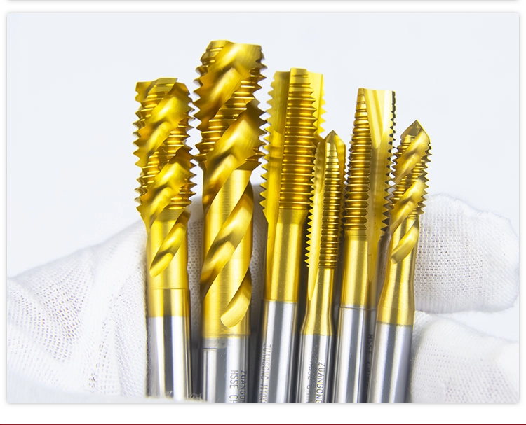 Titanium Coated Taps: High-Performance Thread Cutting Tools for Metalworking, Stainless Steel &amp; Aluminum | Durable, Precision CNC Machine Taps